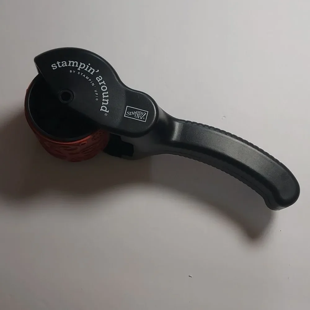 Stampin Up! Stamp Roller So Swirly Rubber Wheel Stamp